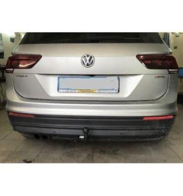 Фаркоп для Volkswagen Tiguan 2007- съемный крюк на двух болтах 2500кг Автос